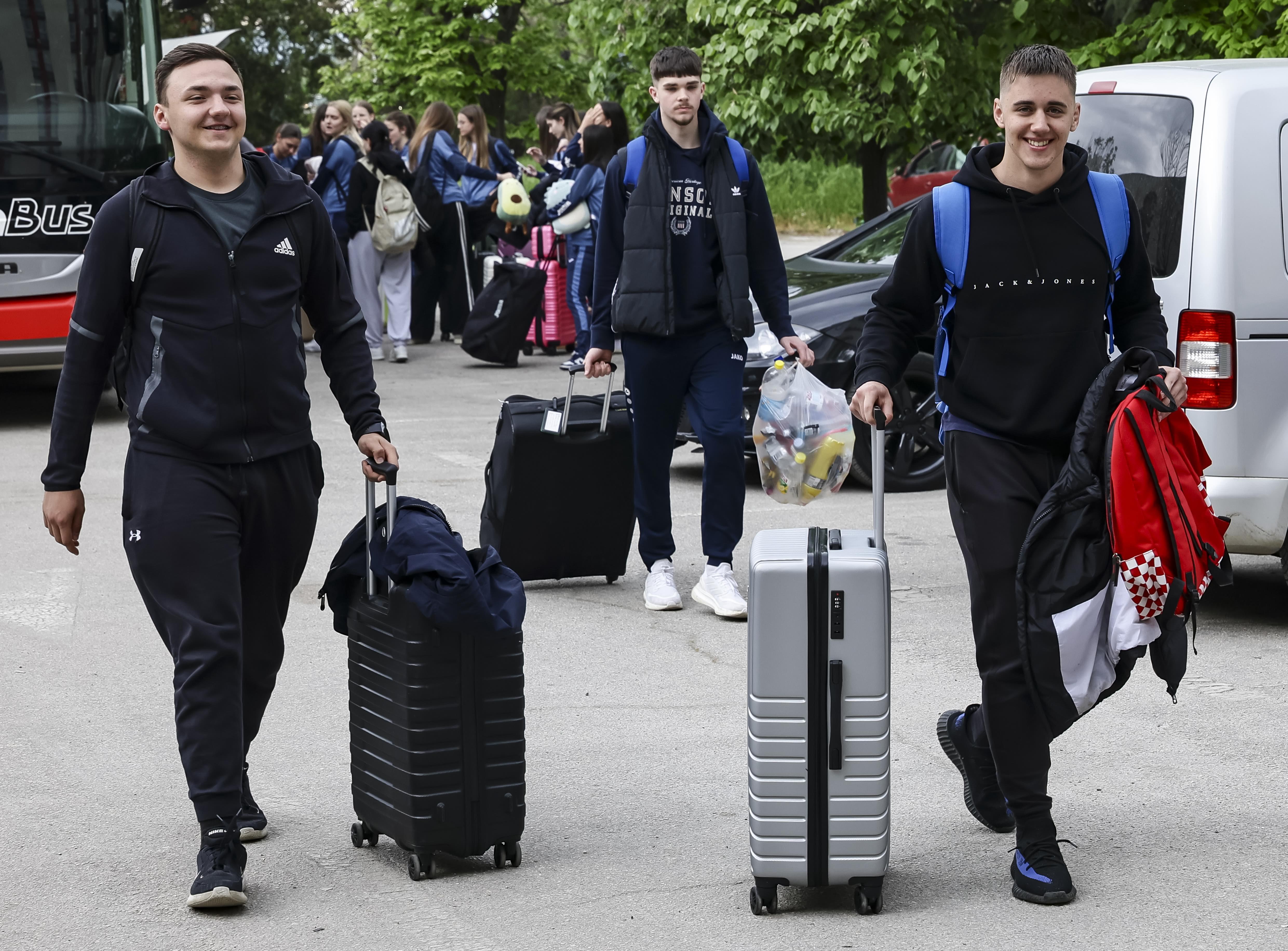 isf wsc handball champion arrival skopje north macedonia