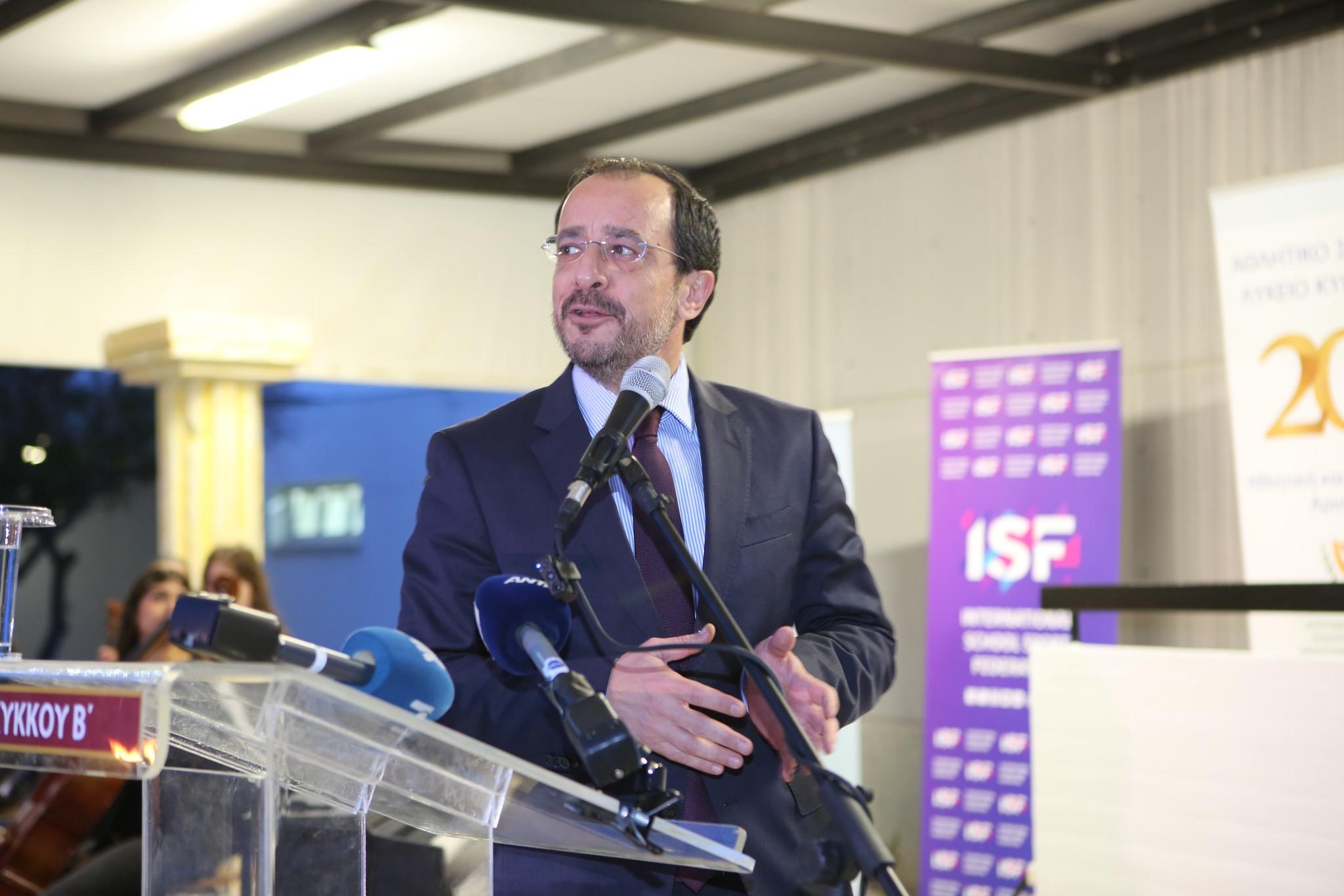 isf president cyprus minister sport education beach volleyball championship