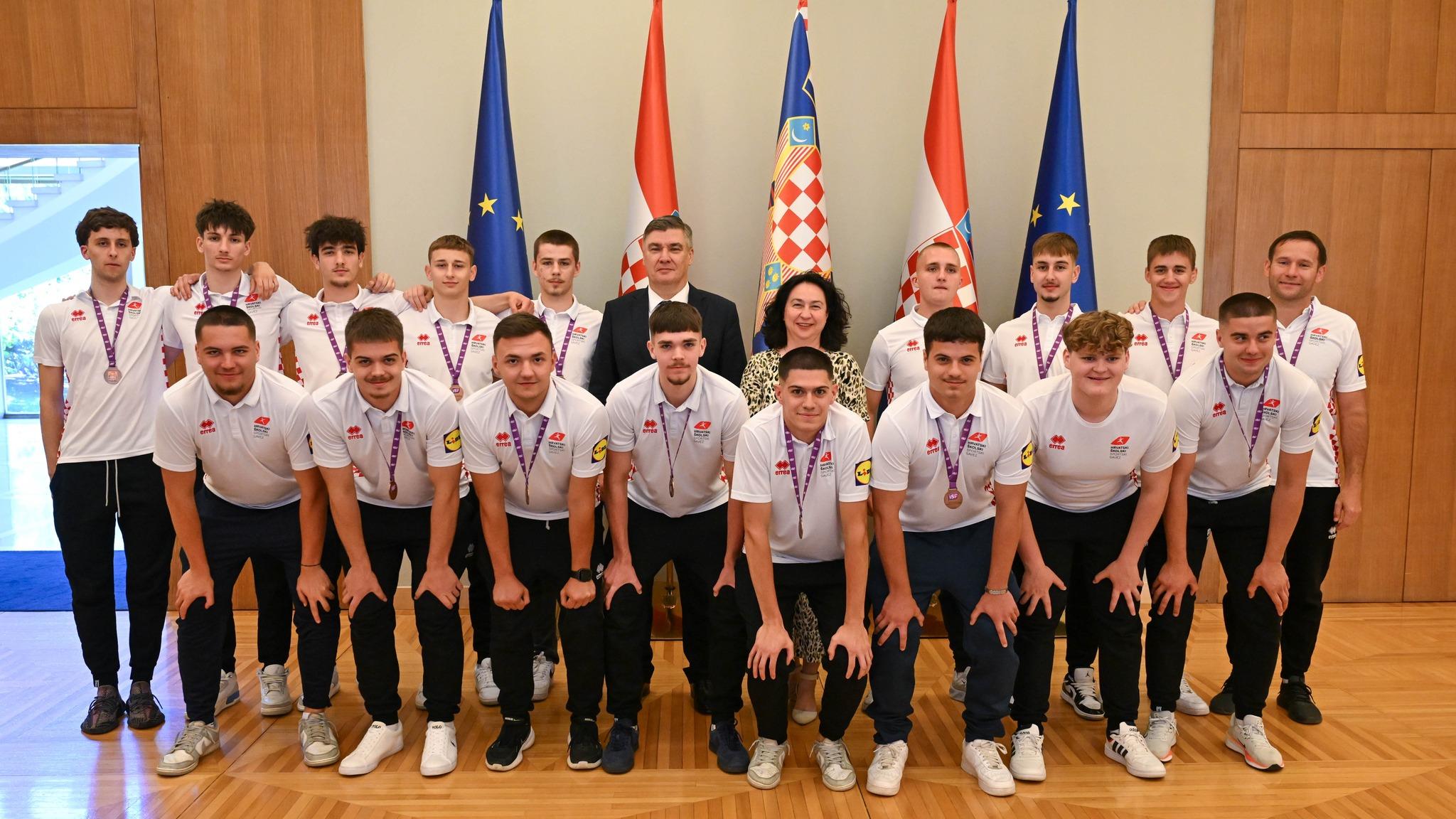 isf handball champion croatia president school federation
