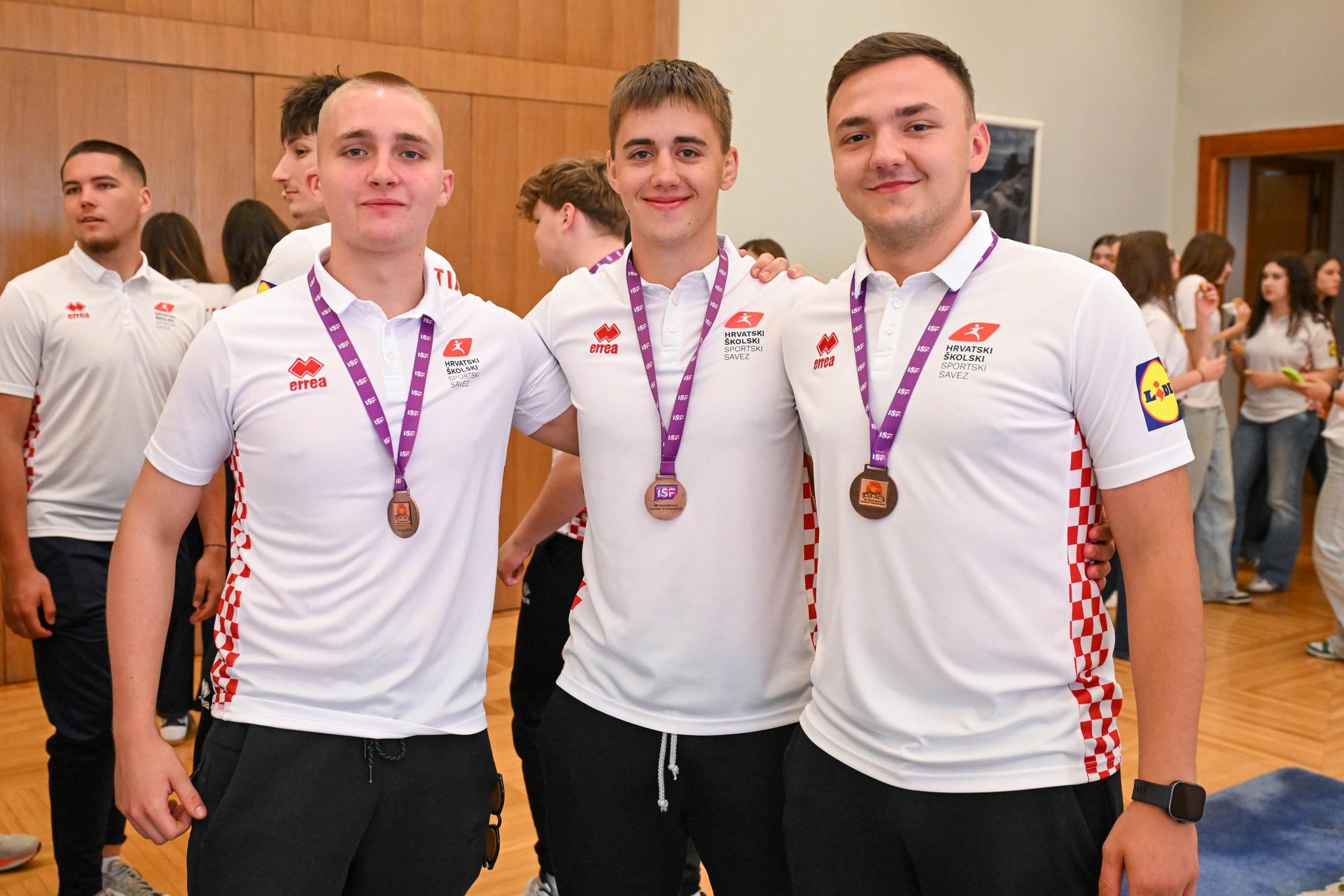 isf handball champion croatia president school federation