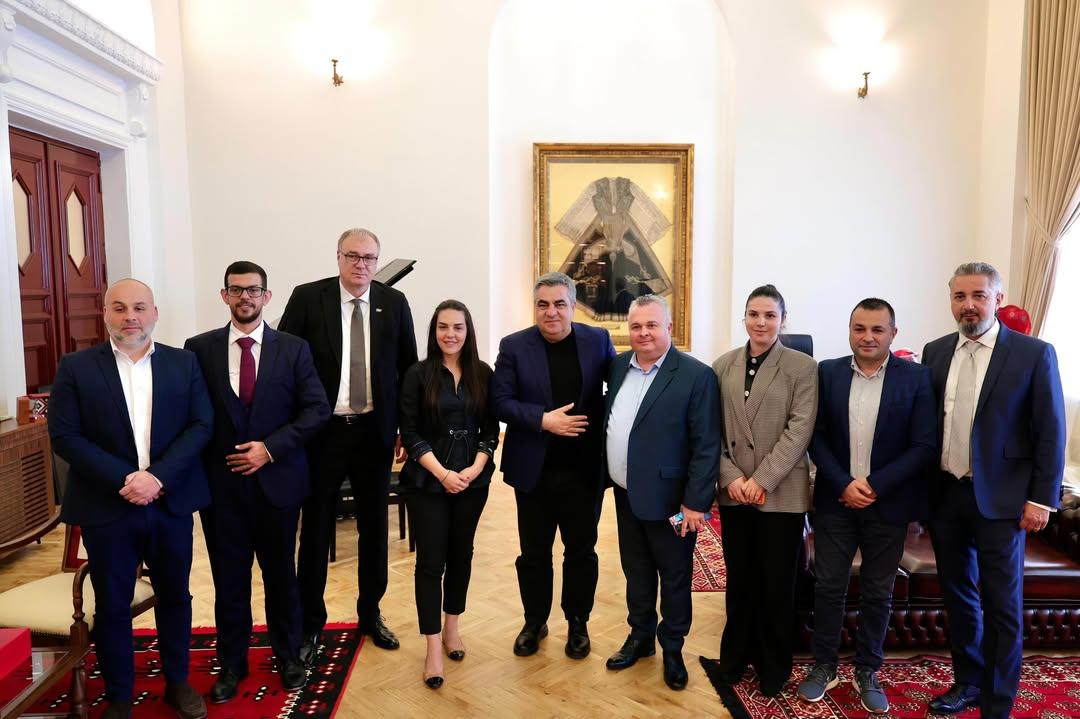 isf president albania minister sport gymnasiade