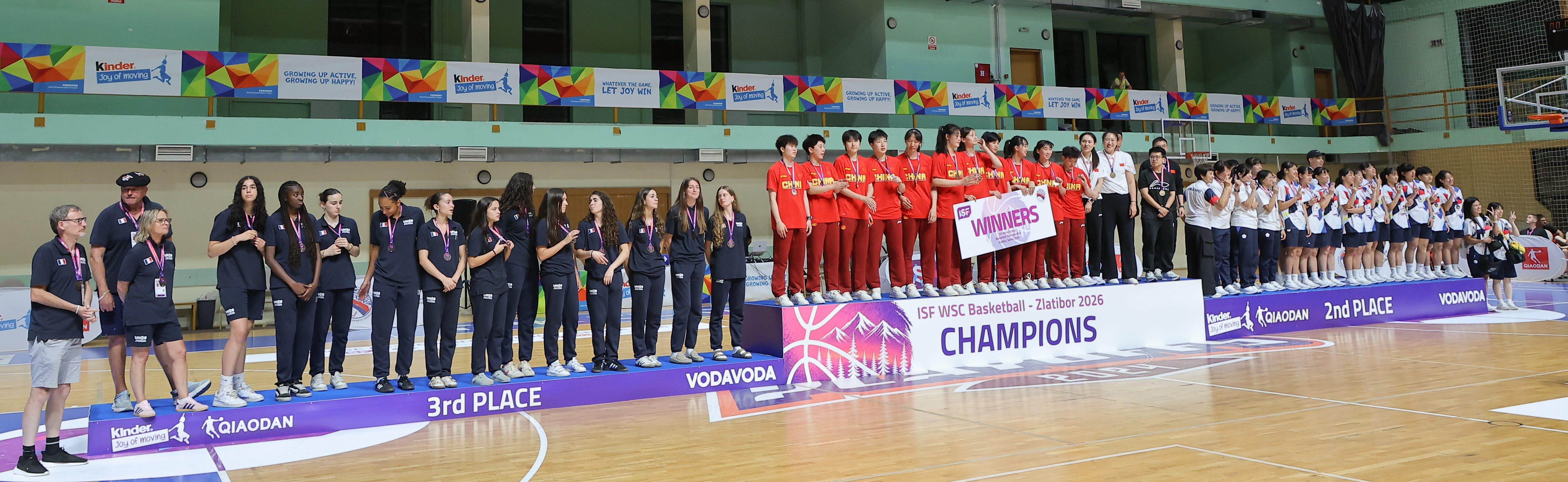 ISF WSC Basketball 2026 Zlatibor Serbia Greece Final Ceremony