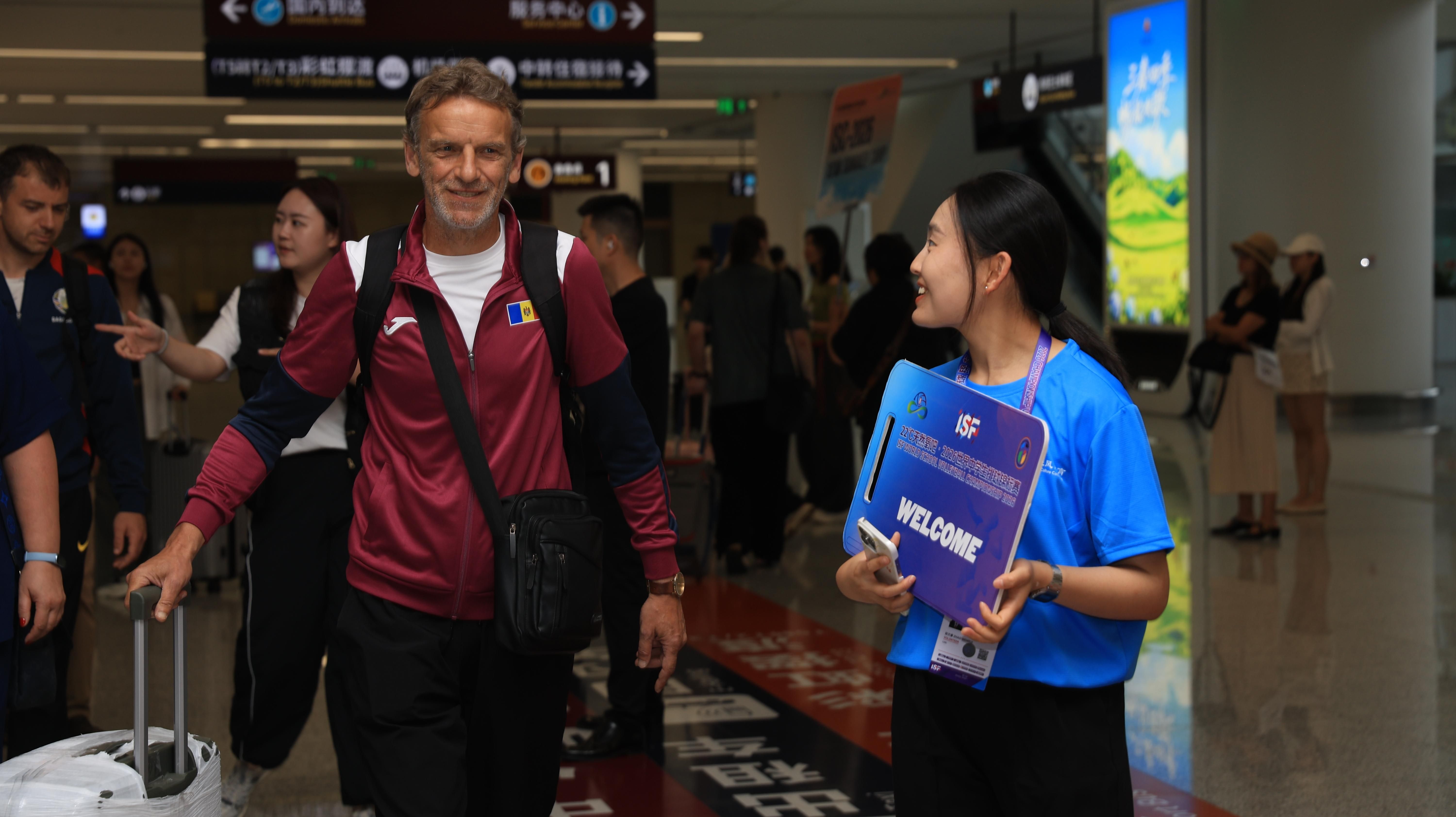 ISF WSC Volleyball 2026 Shangluo China Arrival