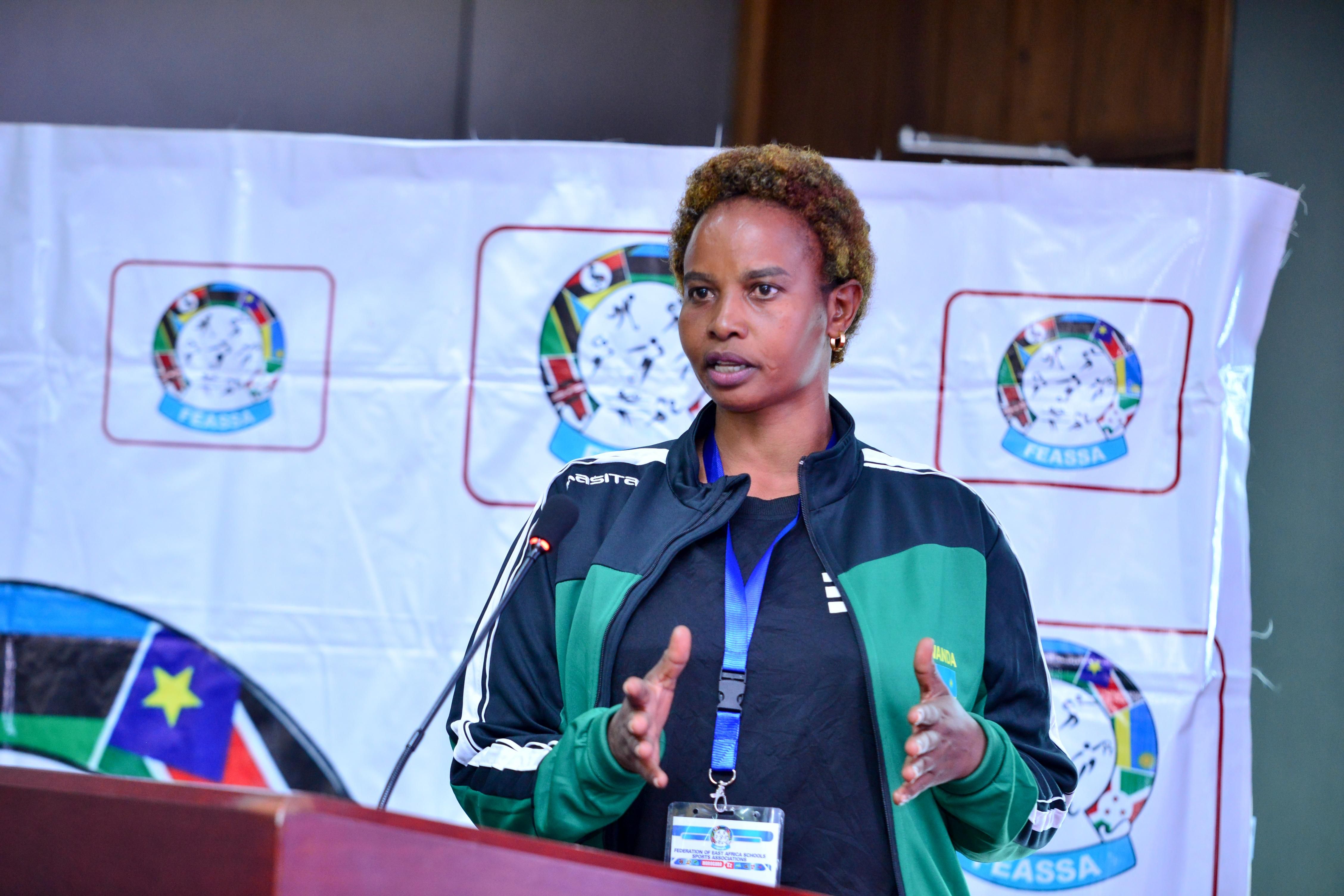 Representing Rwanda’s Ministry of Education, Mrs. Mbazi Olivia