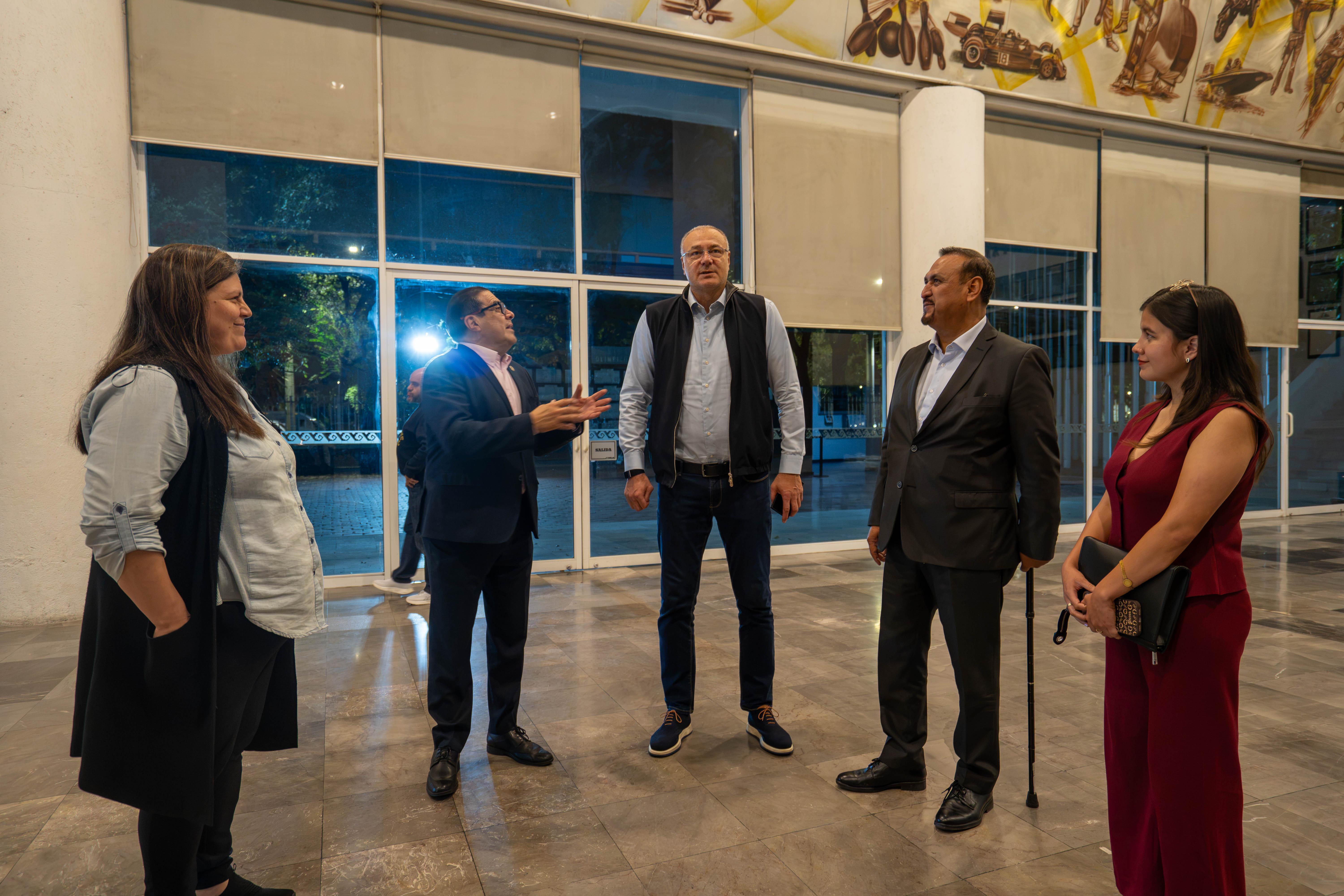 ISF president visit Mexican Sports Confederation (CODEME)