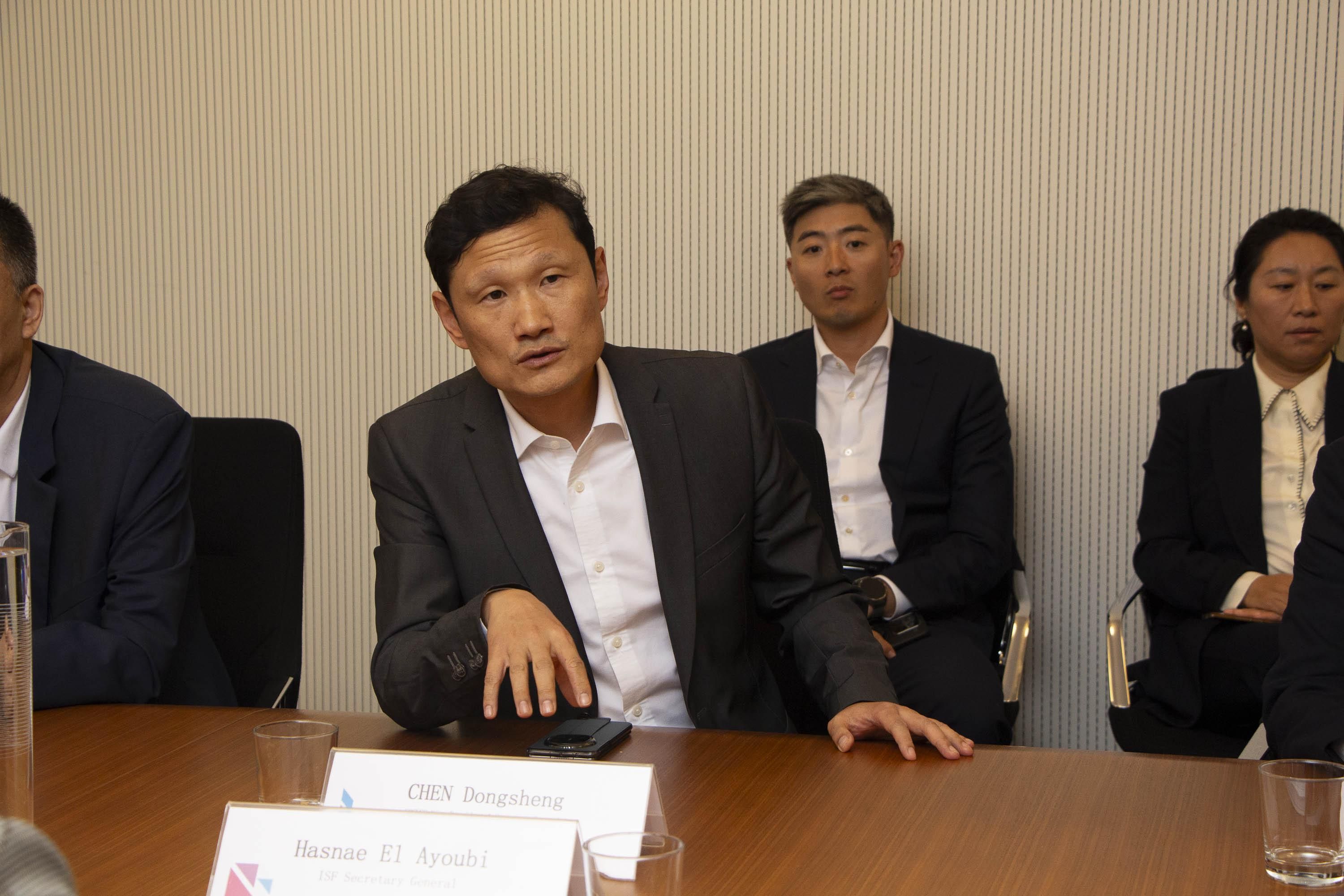 Chen Dongsheng, Secretary-General of the Joint Secretariat of the All-China Students Sports Association, and Vice-President and Secretary-General of FOCUSS
