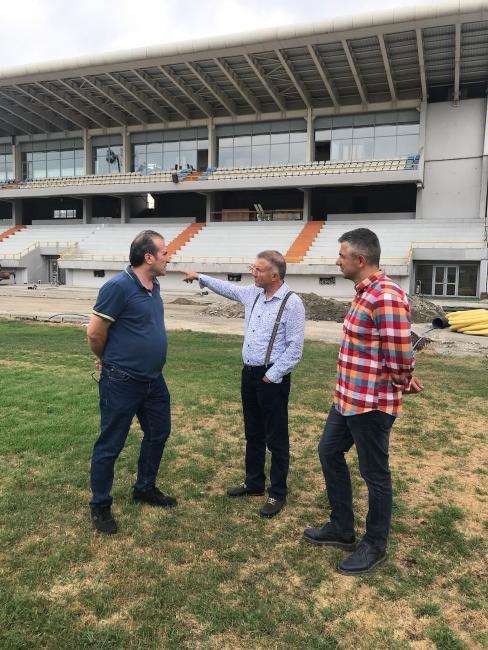Visit of the ISF Athletics Inspection of the World Championships