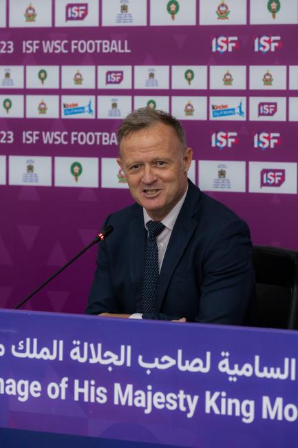 President Laurent Petrynka - Press Conference ISF WSC Football President Laurent Petrynka - Press Conference ISF WSC Football