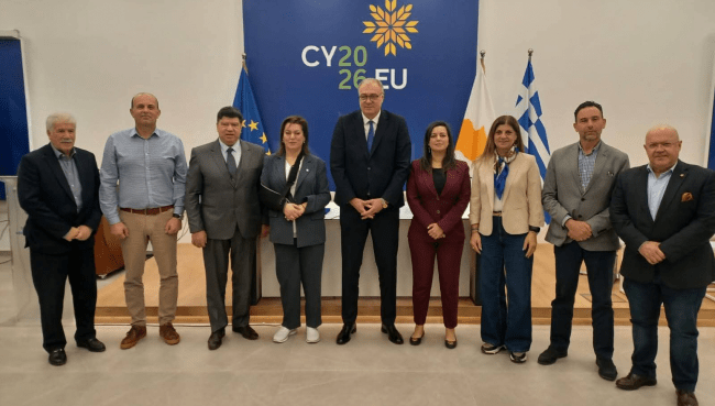 isf president cyprus minister sport education beach volleyball championship