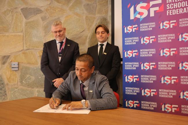 ISF WPA President MoU Signing Belgrade Serbia