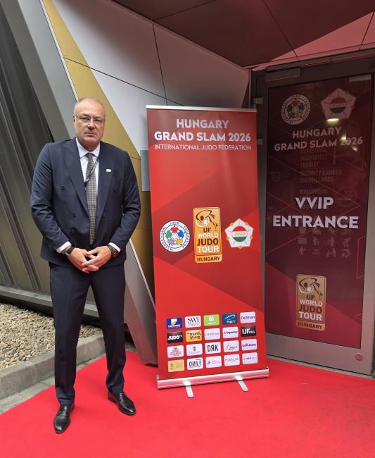 ISF President Željko Tanasković International Judo Federation Hungary Grand Slam 2026