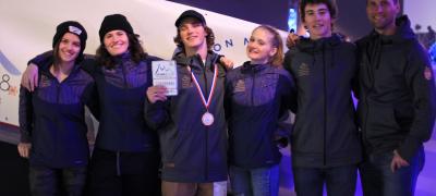 ISF School Winter Games 2018 medal team