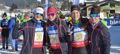 ISF School Winter Games 2018 nordic skiing team